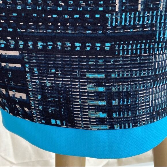 Mexx black all over print mini skirt sz 6 - Picture 2 of 8